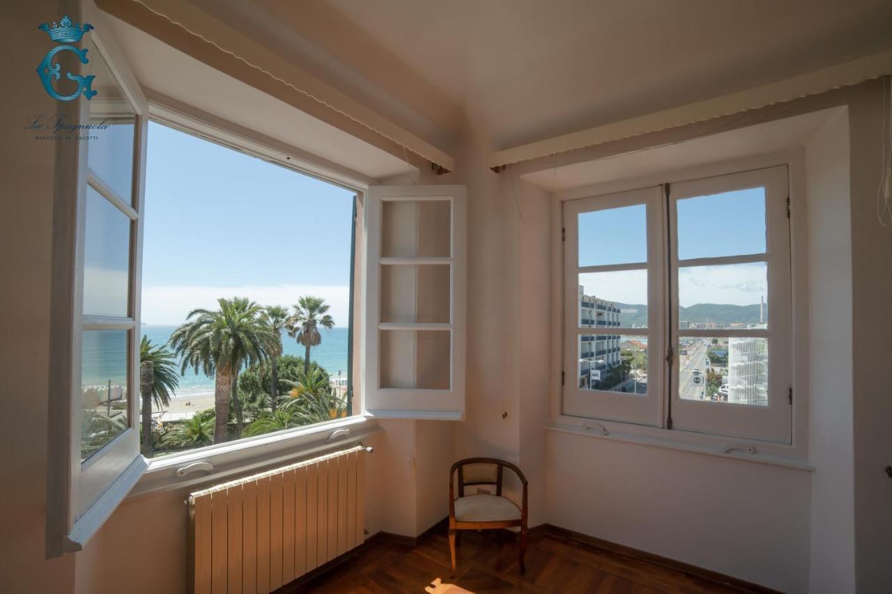 La Spagnuola - Villa Cinquecentesca Sul Mare Con Parco Privato Savona Zewnętrze zdjęcie